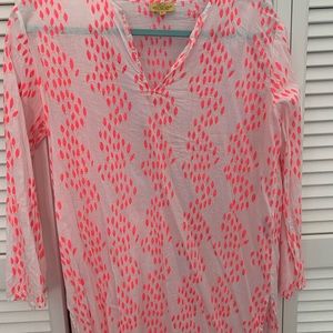 Roberta Roller Rabbit neon fish tunic